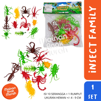 Gambar Mainan Figure Toy Hewan Serangga Insect Set Isi 11 Miniatur Plastik dari Mainan Anak Murah Kab. Gresik 1 Tokopedia