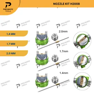 Nozzle dan Jarum Spray Gun H2008 - ORIGINAL H-2008