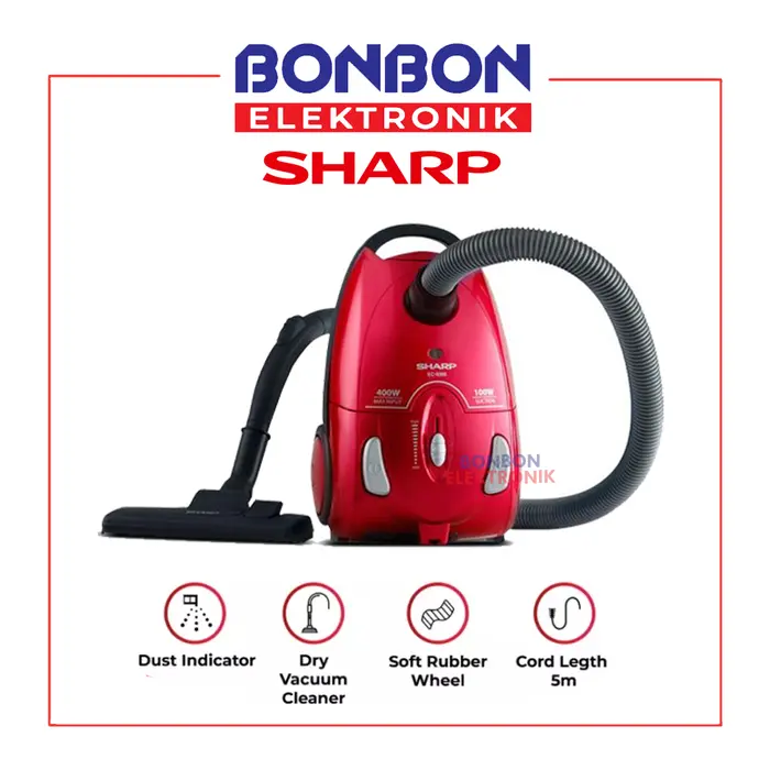 Gambar Sharp Vacuum Cleaner EC-8305 / EC8305 / EC-8305-B/P / Penyedot Debu - Biru dari Bonbon Elektronik Kota Administrasi Jakarta Utara 5 Tokopedia