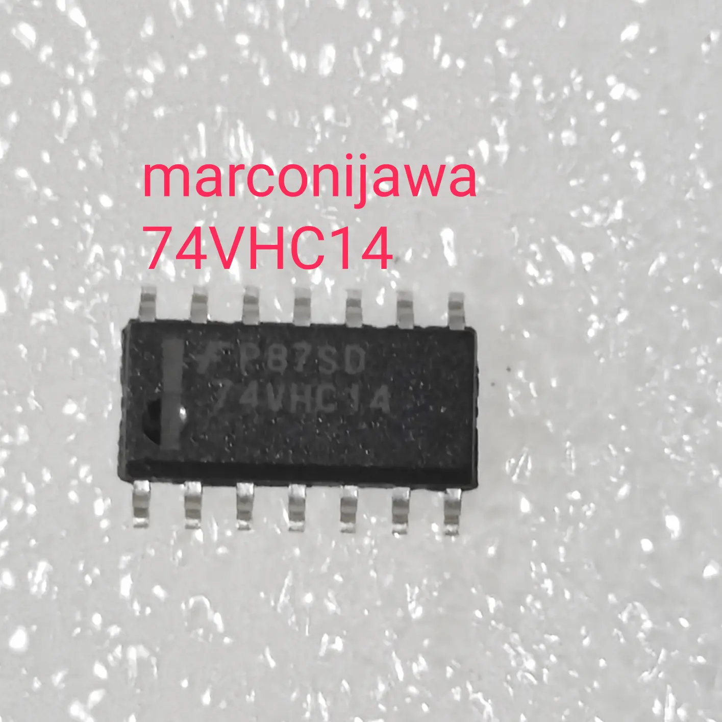 74VHC14 ic smd tempel