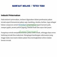 Gambar Molase / molasses / tetes tebu untuk probiotik ternak ikan dari AgroJayaMakmur_NEW Kab. Tangerang 5 Tokopedia