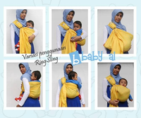 Gambar Gendongan Ring Sling - Marun Polos dari Aurel Babyshop Kota Tangerang Selatan 3 Tokopedia