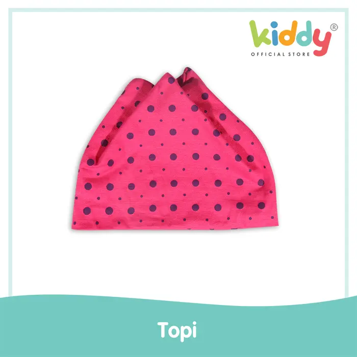 Gambar Kiddy Topi Kupluk Bayi Nyaman Lembut - 47002 - Pink Polkadot dari Bayi Kiddy Kota Tangerang 5 Tokopedia