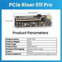 Gambar PCIe Riser Card 011s PRO - For Mining VGA / GPU - 10 Kapasitor dari INDORACK IT Networck Cabinet Kota Administrasi Jakarta Utara 5 Tokopedia