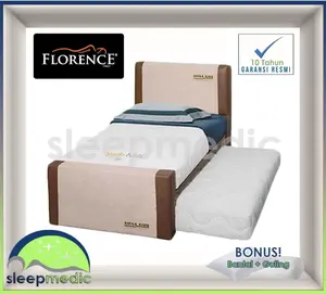 FLORENCE SpringBed 3in1 SMILE KIDS ( Full SET ) 100 120 - Kasur Anak 3 Susun,.