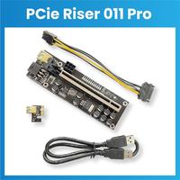 Gambar PCIe Riser Card 011s PRO - For Mining VGA / GPU - 10 Kapasitor dari INDORACK IT Networck Cabinet Kota Administrasi Jakarta Utara 2 Tokopedia