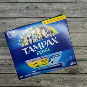 Tampax Pearl Tampons Jumbo Unscented USA