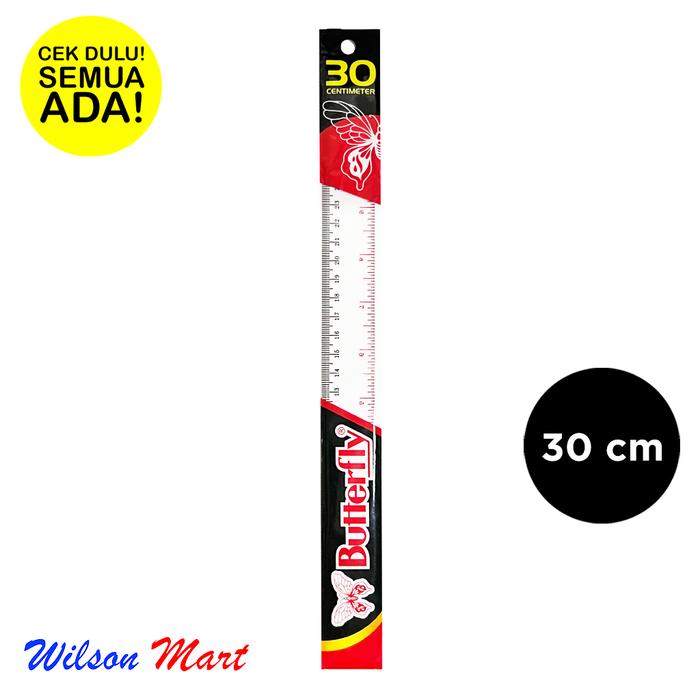 Gambar BUTTERFLY PENGGARIS PANJANG 30 CM PLASTIK dari Wilson Mart Kota Administrasi Jakarta Barat Tokopedia