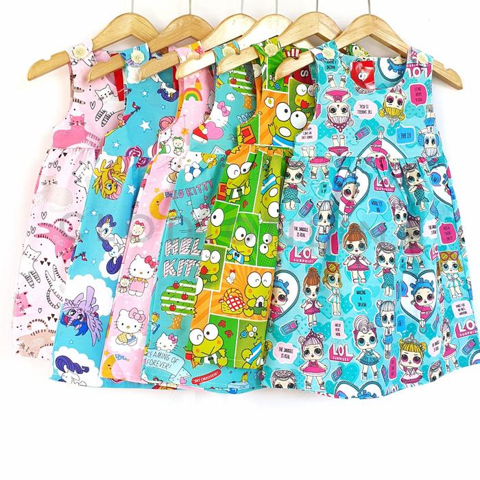 Gambar baju dress anak 1 2 3 tahun dress katun jepang anak perempuan 11 dari CLODI ONLINE Kota Depok Tokopedia