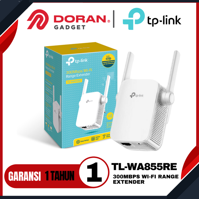 Gambar TP-LINK WA855RE 300Mbps Wi-Fi Range Extender - Garansi Resmi 1 Tahun dari Doran Gadget Store Kota Surabaya Tokopedia