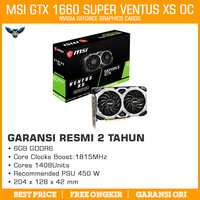 Gambar VGA CARD NVIDIA MSI GTX 1660 SUPER VENTUS XS OC 6GB DDR6 dari YOUNGS COMPUTER Kab. Sleman 2 Tokopedia