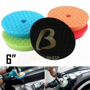 Busa Poles Hexagon Sponge Pad 6" 5 pcs