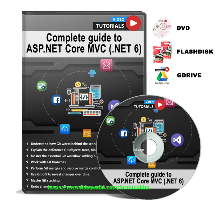 Jual VIDEO TUTORIAL COMPLETE GUIDE TO ASP.NET CORE MVC (.NET 6) - DVD ...