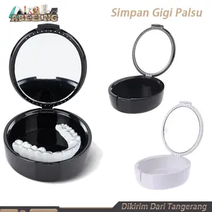 Tempat Retainer Gigi Kawat Kotak Gigi Palsu Denture False Teeth Box