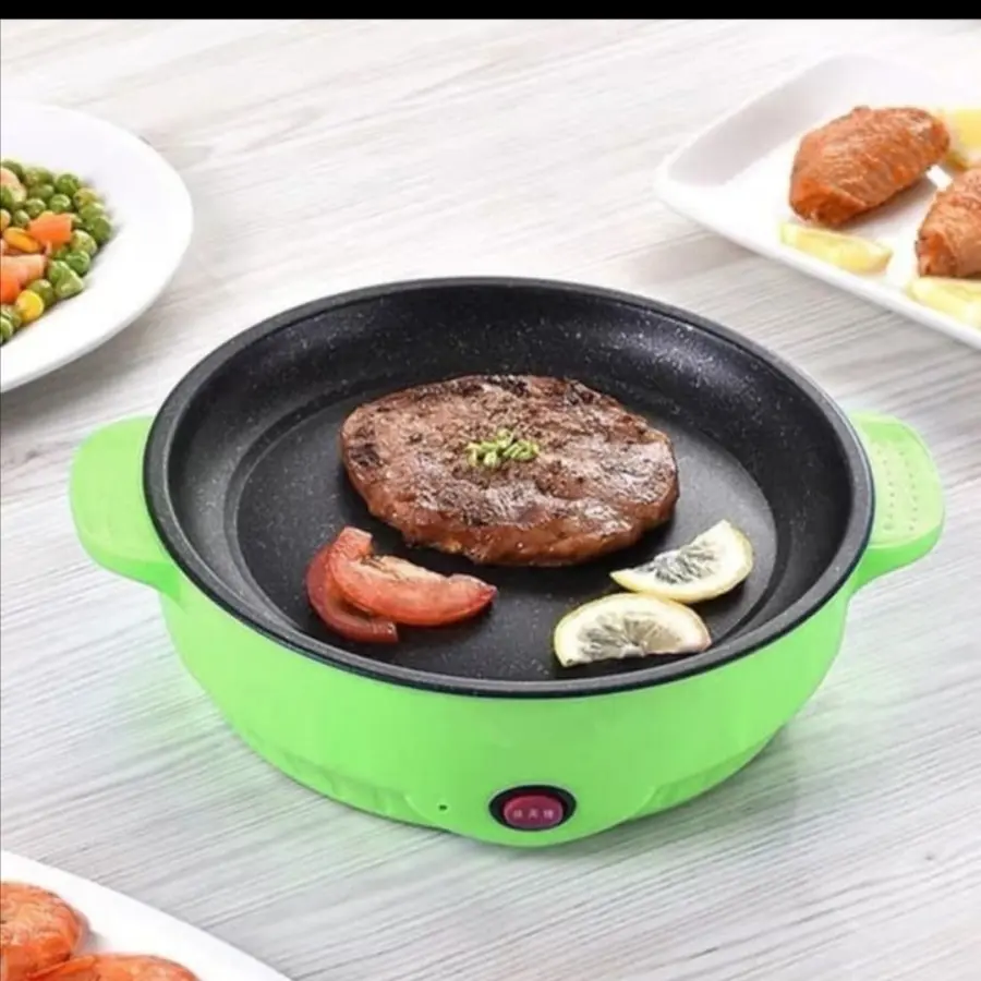 Electric Pan Portable Anti Lengket TANPA GAS