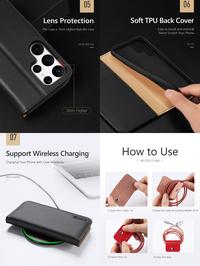 Gambar Dux Ducis Hivo Series Flip Cover Case Samsung Galaxy S22 Ultra S22 - Black, S22 dari Phone.Essentials Kota Administrasi Jakarta Utara 3 Tokopedia