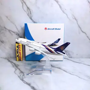 Pajangan Miniatur Diecast Pesawat Thai A