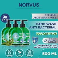 Gambar Hand Wash Essential Eucalyptus 3x 500 ml - Norvus dari Norvus Indonesia Kota Administrasi Jakarta Barat 1 Tokopedia