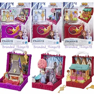 Pop Adventure Disney Frozen 2 Elsa Bedroom set box Anna Village boneka