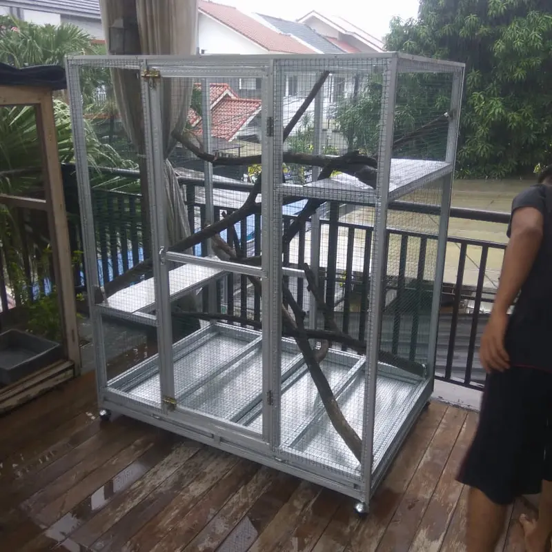 kandang iguana besar full kawat 3