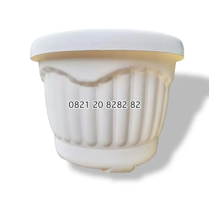 Gambar Pot Bunga 25 Putih Pot Plastik Pot Tulip 25cm Putih Pot tanaman bibit dari grosir botol_NEW Kota Tangerang 5 Tokopedia