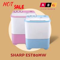 Gambar MESIN CUCI SHARP 2 TABUNG EST80MW / SHARP EST80MW / EST80MW dari ABG ELEKTRONIK Kota Surabaya 1 Tokopedia