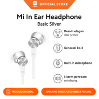 Gambar Xiaomi Official Mi In-Ear Headphones Basic dengan Mic Gen 3 dari Xiaomi Indonesia Kab. Tangerang 2 Tokopedia
