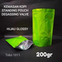 Gambar standing pouch alumunium foil 250gr kopi +valve dari fifi kemasan Kota Administrasi Jakarta Timur 3 Tokopedia