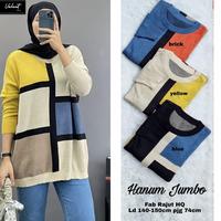 Gambar NEW HANUM JUMBO BLOUSE RAJUT ATASAN WANITA LD 140-150CM dari Batik MasTri Solo Kab. Sukoharjo 4 Tokopedia