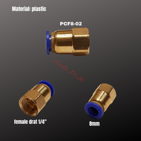 Gambar KONEKTOR SLIP LOCK female straight 8mm ke 1/4" PNEUMATIC PCF8-02 dari aneka multi Kota Tangerang 2 Tokopedia