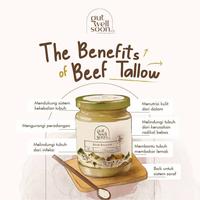 Gambar BEEF TALLOW GUT WELL SOON | LEMAK SAPI GRASSFED | GOOD FAT MPASI 220 ML LEMAK BAIK UNTUK MPASI dari Mandaganics Tangsel Kota Tangerang Selatan 3 Tokopedia