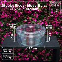 Gambar Toples Kue Kering Toples BIGGY 500gr CT-250 Toples Nastar 250gr CT-150 dari KIOZ SEMBAKO Kota Depok 3 Tokopedia
