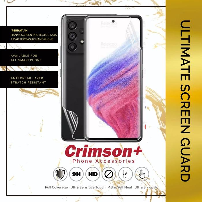 Gambar SAMSUNG A53 5G HYDROGEL SCREEN GUARD ANTI GORES TPU NON GLASS FULL dari xNimitz Kota Administrasi Jakarta Barat Tokopedia