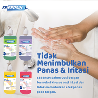 Gambar Sabun Cuci Tangan / Hand Soap Antiseptik SEBERSIH 500ml dari Sebersih Official Store Kota Administrasi Jakarta Selatan 4 Tokopedia