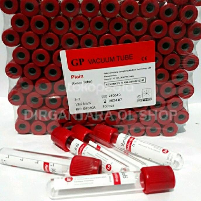 Gambar Tabung darah plain 0,5ml 3ml 5ml vacum tube plain 0,5ml 3ml 5ml dari DIRGANTARA OL SHOP Kab. Bekasi Tokopedia