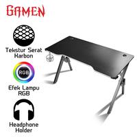 Gambar GAMEN RGB Meja Gaming Table Battle Desk RGB Black / Meja Komputer dari VIVAN SHOP Authorized Store Kota Administrasi Jakarta Pusat 1 Tokopedia