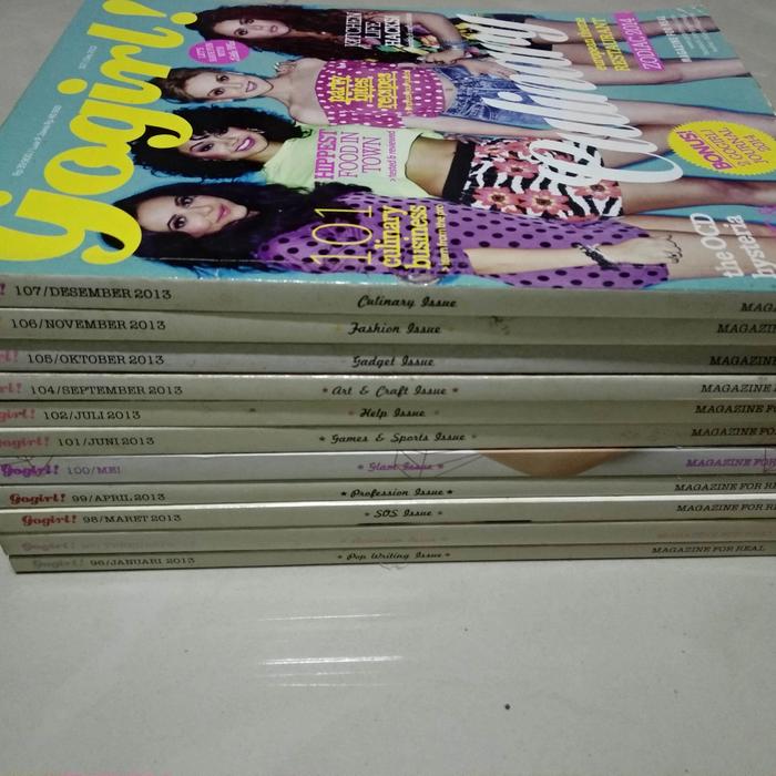 Gambar majalah gogirl edisi tahun 2013 harga per pcs dari KireiKenzo Kota Bekasi Tokopedia