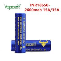 Gambar AUTHENTIC Vapcell Blue 2600mAh 35A 18650 Battery Batrai Baterai Vape dari forever 555 Kota Surabaya 1 Tokopedia