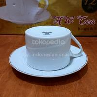 Gambar Cangkir Set Keramik Lis Emas (isi 6 pasang) dari Iby,shop Kota Administrasi Jakarta Barat 4 Tokopedia