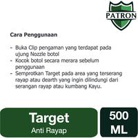 Gambar Target - Anti Rayap Semprot - Basmi Sarang Rayap - Koloni R - 500 ML dari Patron By PBH Kota Administrasi Jakarta Barat 5 Tokopedia