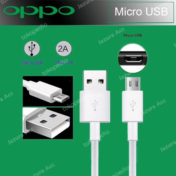 Gambar Original 100% kabel casan charger Oppo F1 F1S F3 F5 F9 F11 A12s A15 A3 dari Janesh Aksesories Kota Administrasi Jakarta Barat Tokopedia