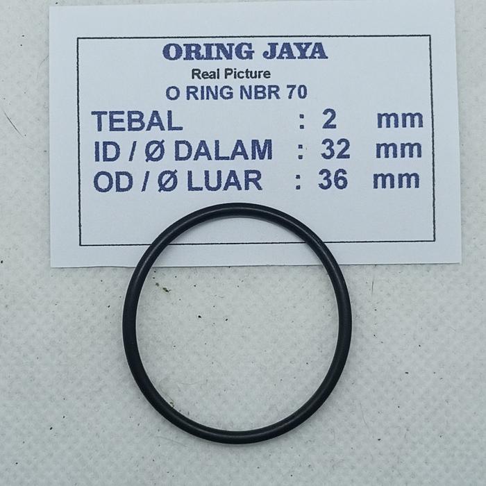 Gambar o ring seal 2 x 32 x 36 mm NBR 70 dari oringjaya Kota Surabaya Tokopedia