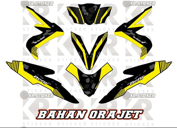 Gambar Stiker decal beat esp / beat street fullbody Custom Desain M8 dari KR Sticker Custom Kota Pekanbaru 5 Tokopedia