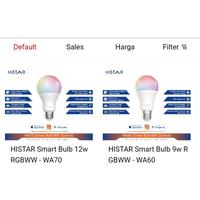 Gambar HiSTAR Smart Bulb RGBWW 9W 12W Wifi Wireless IoT Home Automation Lampu dari ELStorePKU Kota Pekanbaru 2 Tokopedia