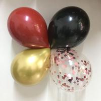 Gambar paket balon dekorasi birthday bride tema ruby red black glitter 80 pcs Buah Gold Latex Rose dari bellapartystore Kota Denpasar 2 Tokopedia
