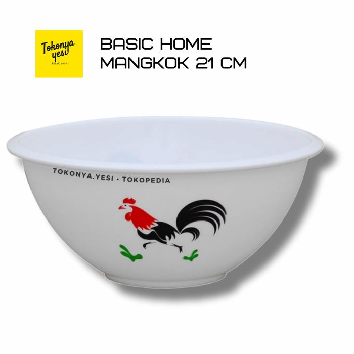 Gambar Mangkok Plastik 21 Cm Basic home BMW-1 dari Tokonya yesi Jakarta Barat Tokopedia