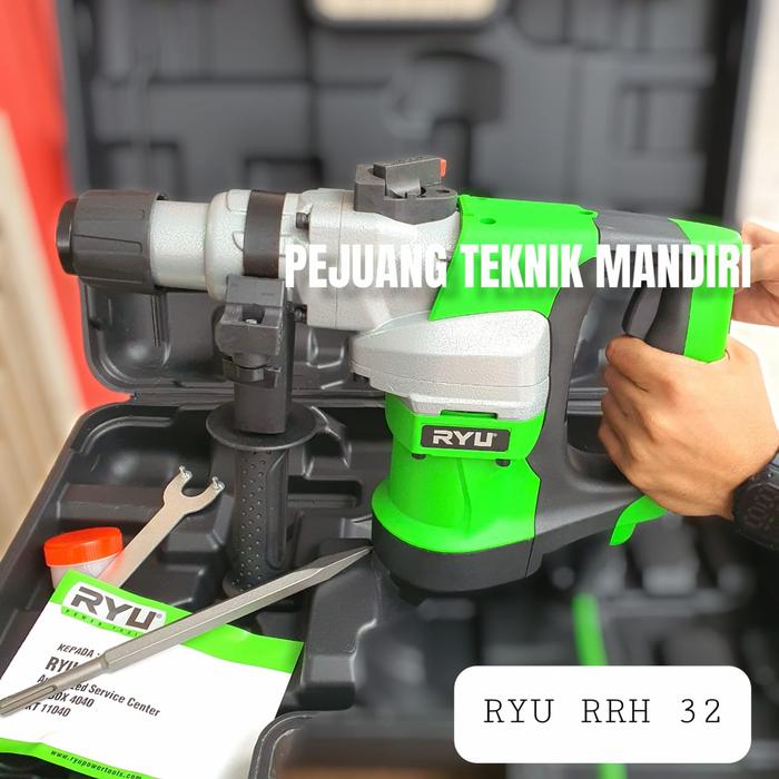 Gambar MESIN BOR BETON TEMBOK BOBOK RYU RRH 32 / ROTARY HAMMER RYU RRH32 dari PEJUANG TEKNIK MANDIRI Kota Administrasi Jakarta Barat Tokopedia