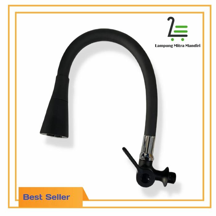 Gambar Kran Angsa Flexible Sink Cucian Piring TEMBOK Model Terompet Hitam dari Mitra Mandiri - Online Shop Kota Bandar Lampung Tokopedia