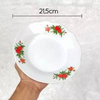Gambar Piring Rose 8 inch / Piring Makan Cekung Motif Kembang Rose LUCKY dari Perabot Senen Jakarta Pusat 2 Tokopedia