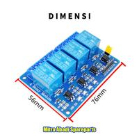 Gambar Optocoupler 4 Channel Relay Module DC 5V / DC 12V dari Mitra Abadi Spareparts Kota Administrasi Jakarta Barat 2 Tokopedia
